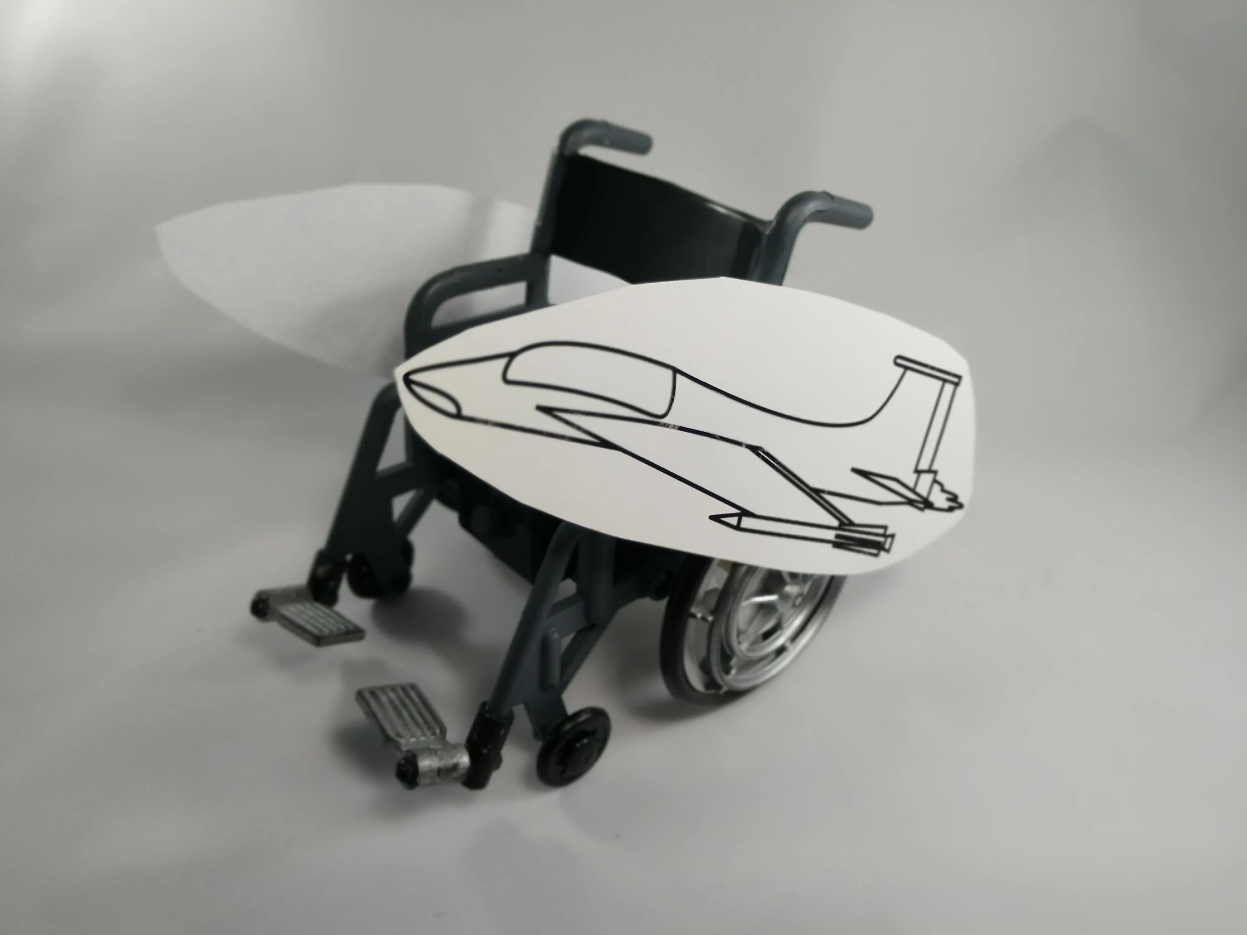 Wonder Woman 2 Plane Lookalike Wheelchair Costume Child's