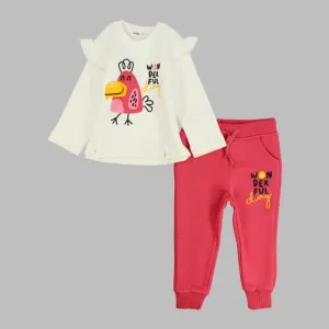 Wonderful Day Long-Sleeved Fleeced Pajama