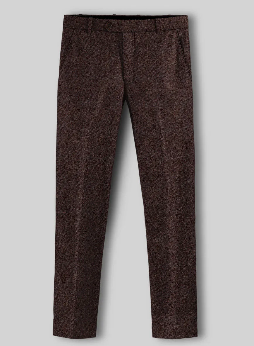 Woodland Brown Heavy Tweed Pants