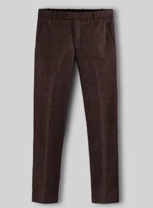 Woodland Brown Heavy Tweed Pants