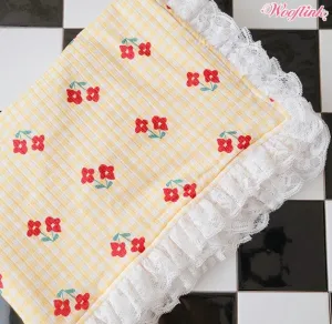 Wooflink Life is Better with Flowers Blanket - Yellow