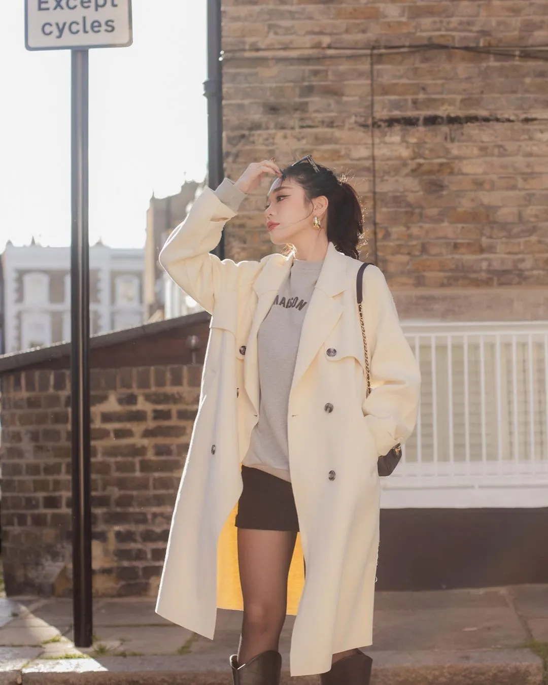 Wool French Trenchcoat