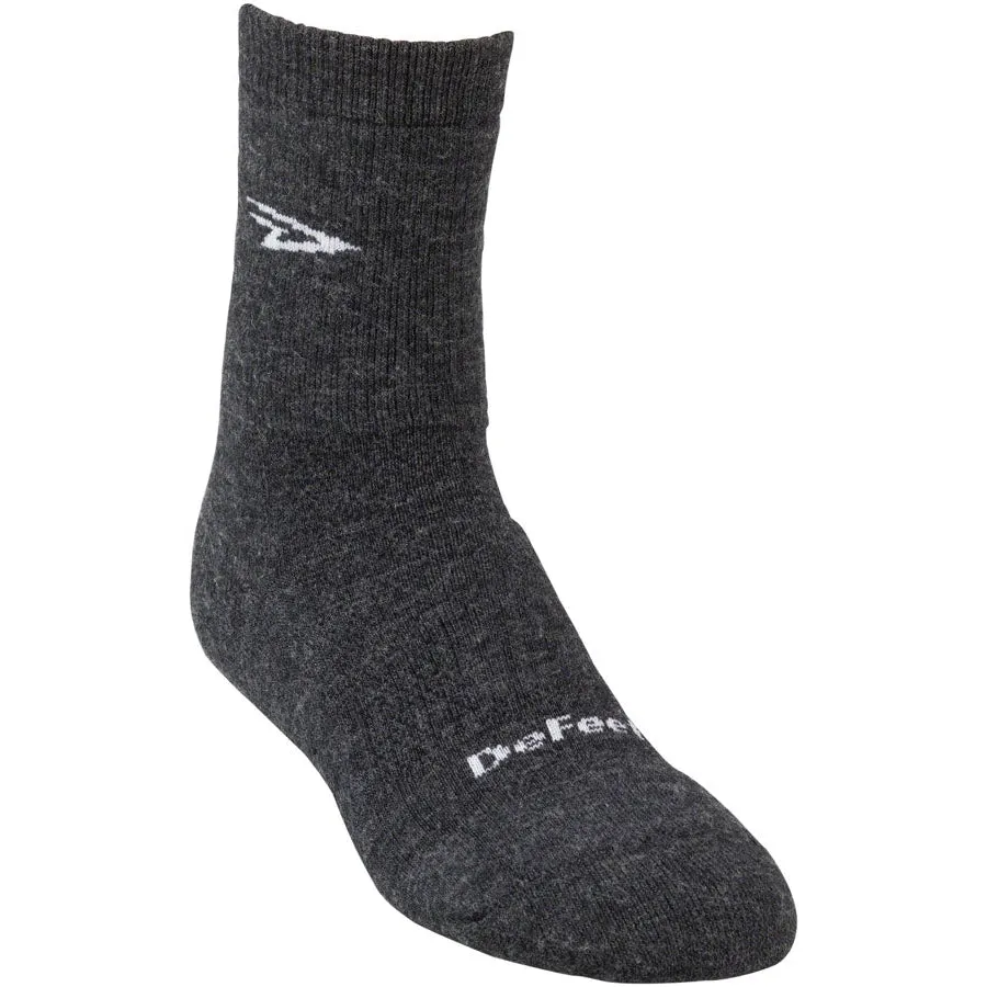 Woolie Boolie D-Logo Bike Socks - Dark Gray