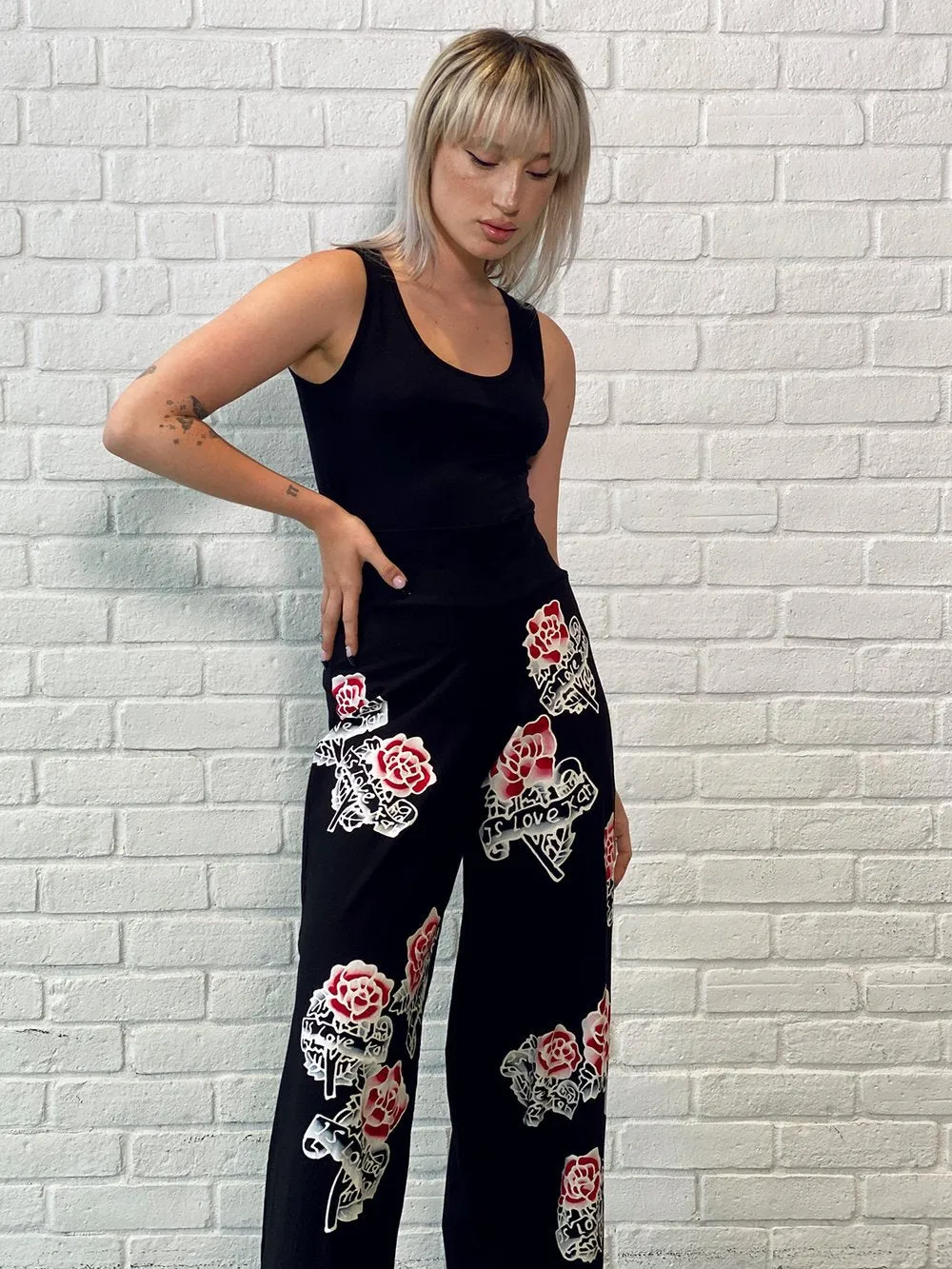 World Pant - Retro Roses Collection