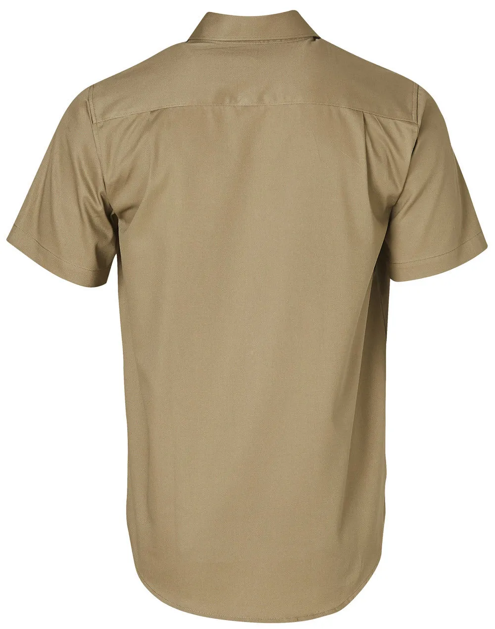 WT03 Cotton Drill Short Sleeve Work Shirt