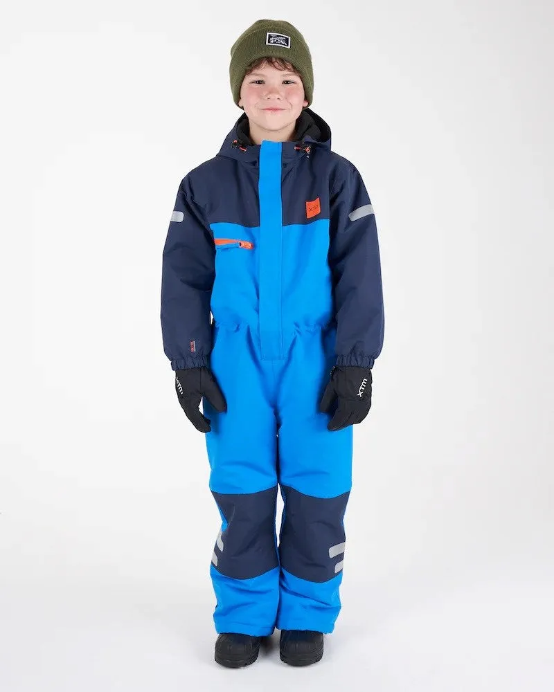 XTM Suki Kid's One Piece Snow Ski Suit Bright Blue