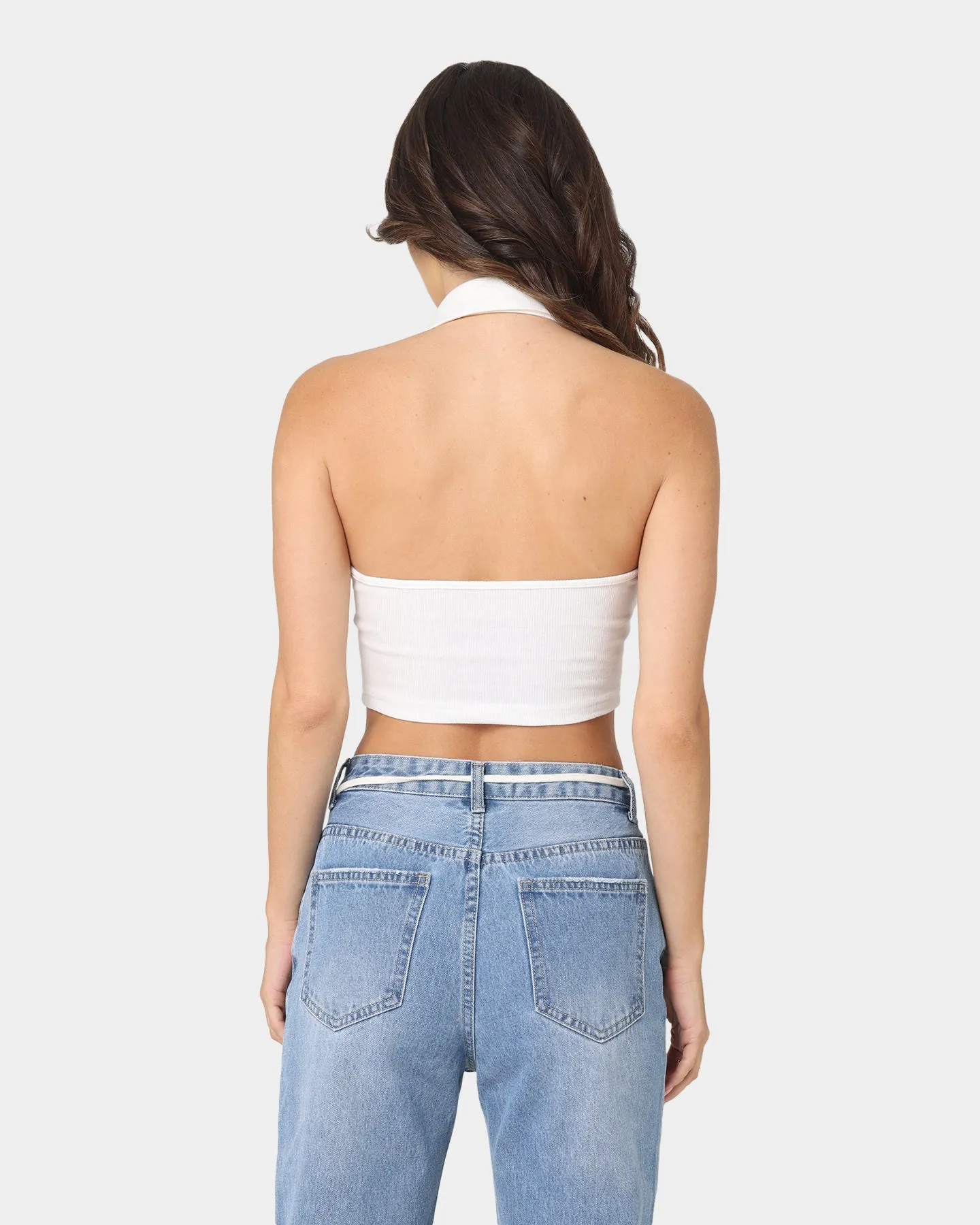 XXIII Women's Lunel Collared Crop White
