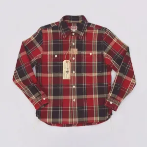 Yarn Dyed Cotton Checked Shirts with Asymmetrical Pockets - Plaid Work Shirts