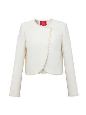 YAYING Silk and Wool Short Jacket