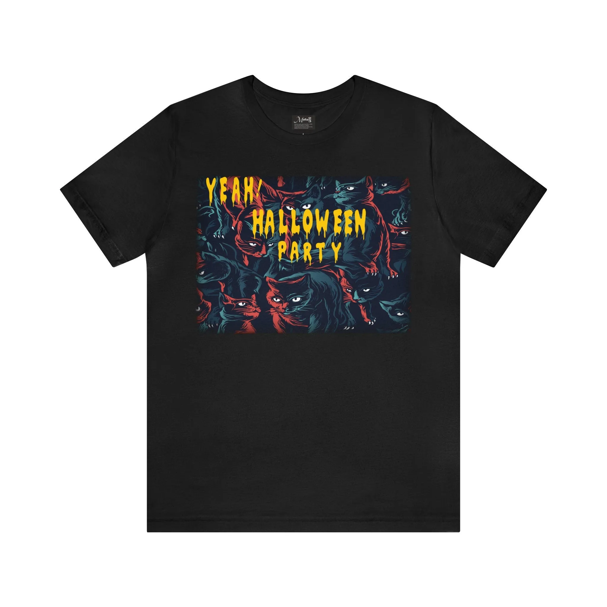 Yeah Halloween Party Black T-shirt | Halloween shirt | Funny Graphics Apparel | Gift for Husband