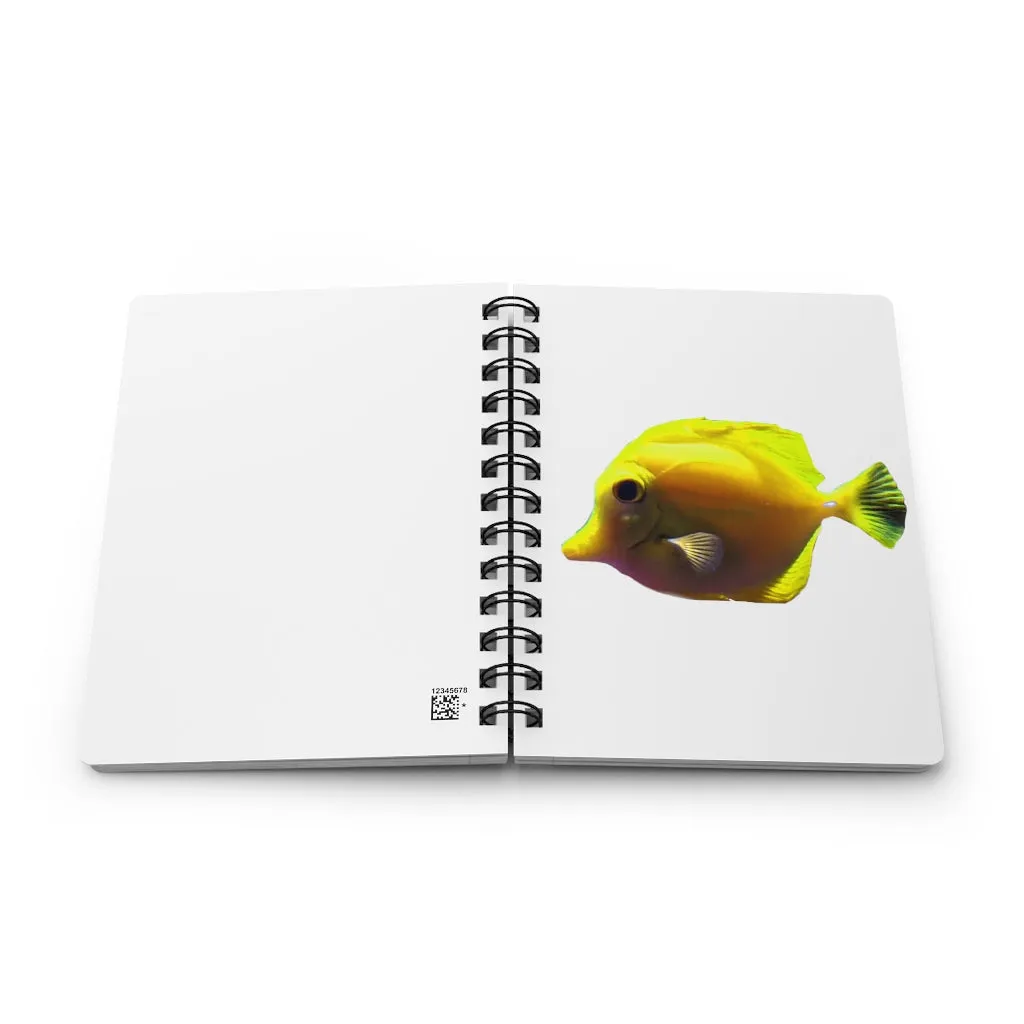 Yellow Fish Spiral Bound Journal