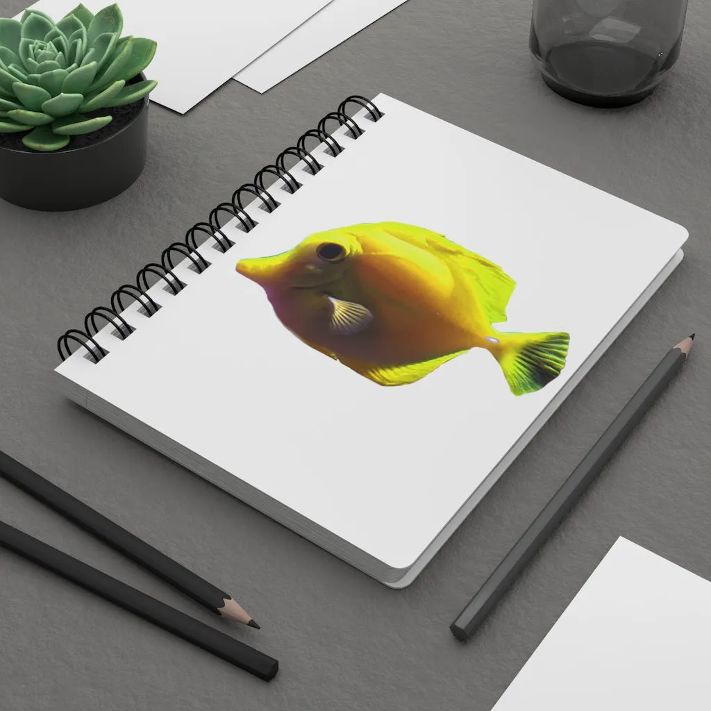 Yellow Fish Spiral Bound Journal