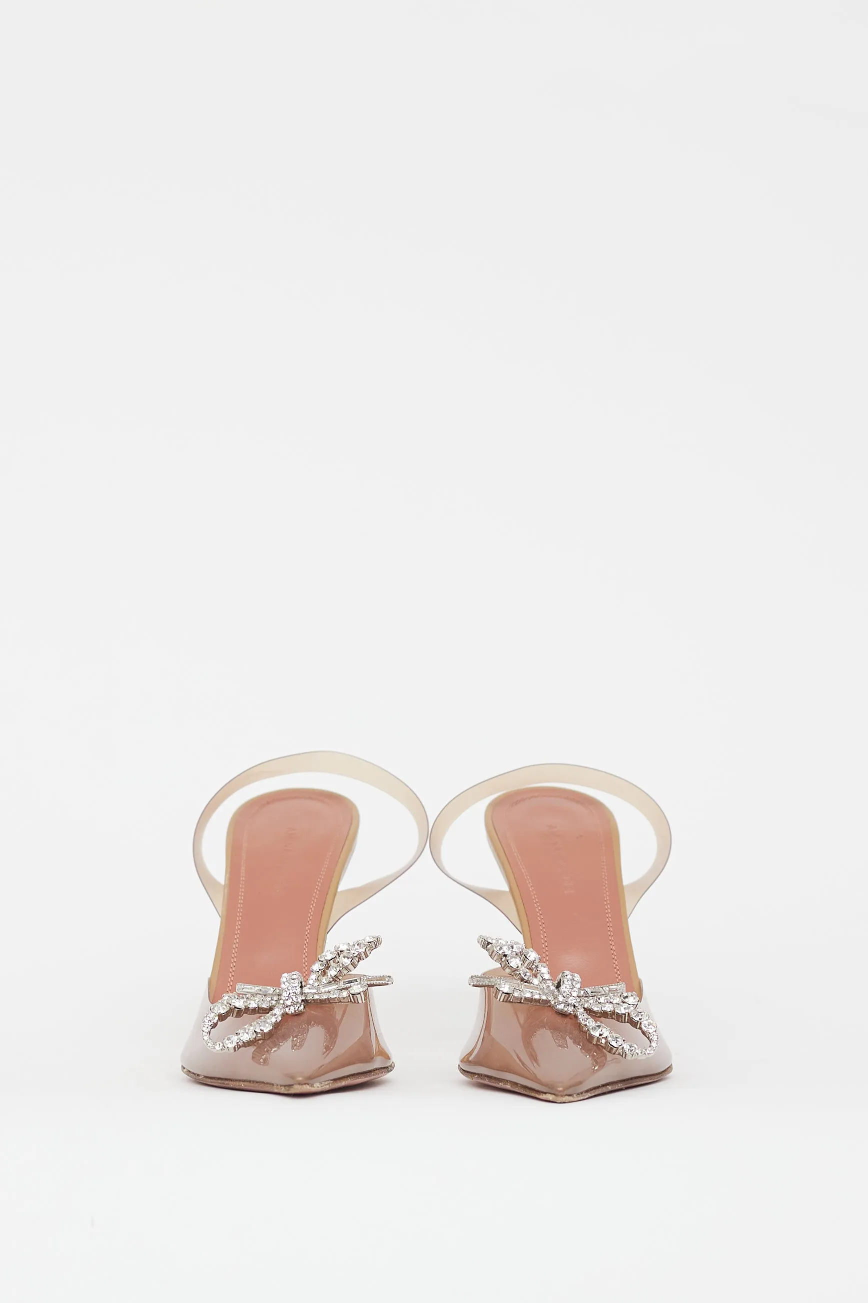 Yellow Rosie Transparent Bow Heel