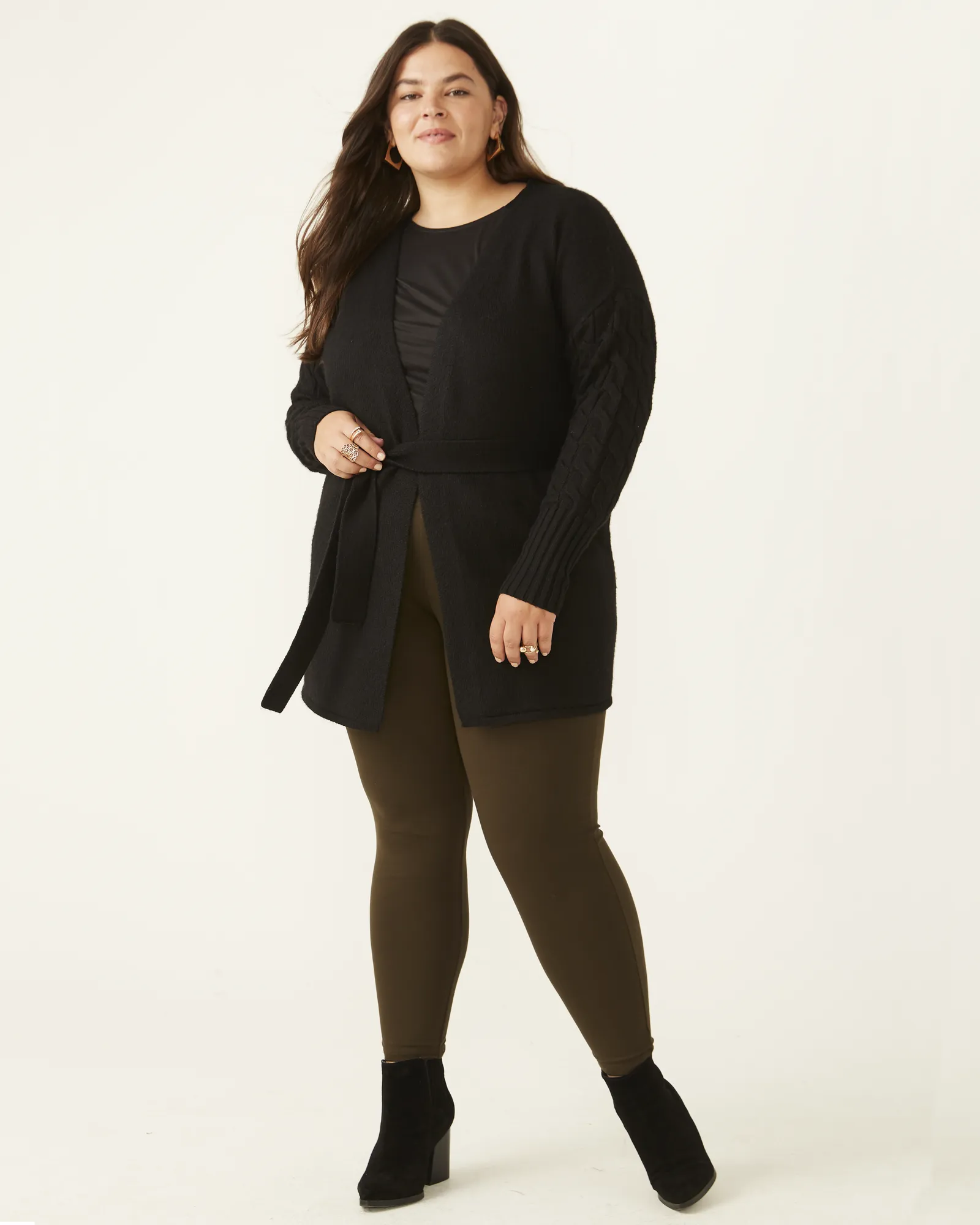 Yolanda Ponte Leggings | Olive Green