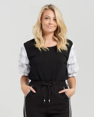 Zafina Elodie Top - Black
