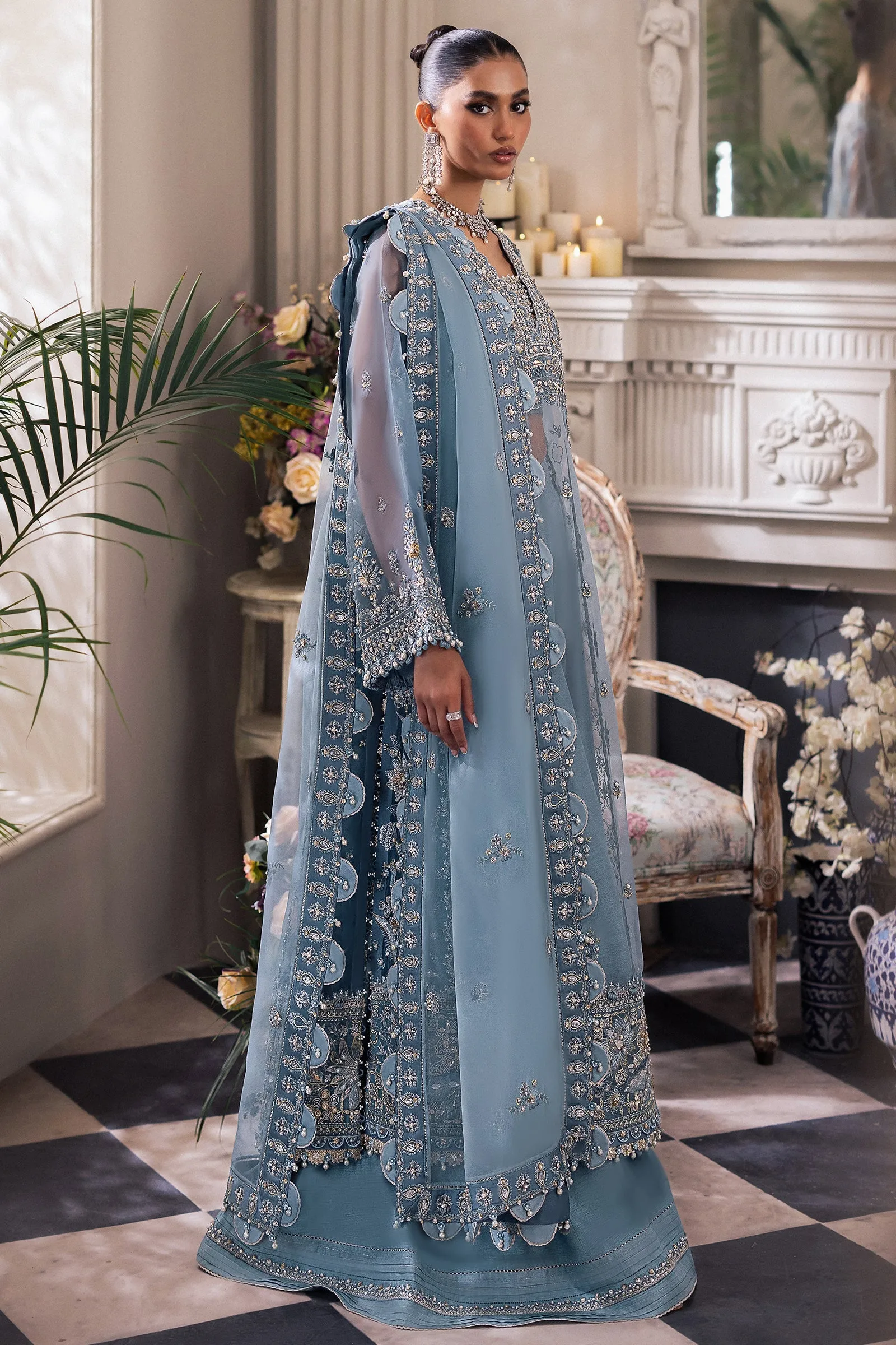Zaha by Khadijah Shah - Gossamer Luxury Wedding Formals – AZURA  (ZC24-07)