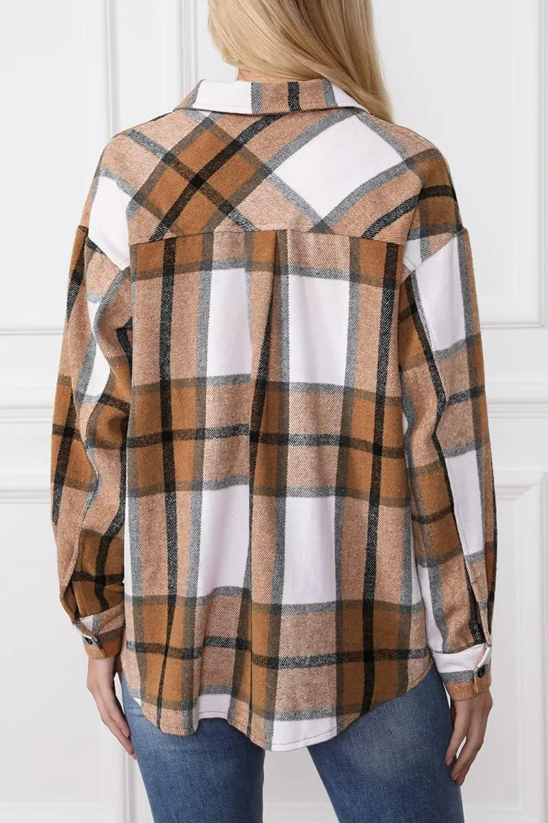 Zeagoo Women's Checked Shirt-Jacket (DE Only)