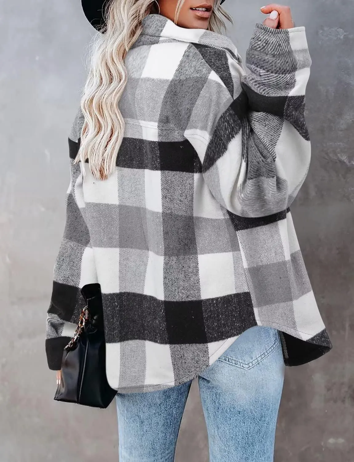 Zeagoo Women's Checked Shirt-Jacket (DE Only)