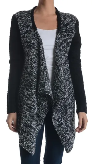 Zendo Two Tone Open Sweater Cardigan