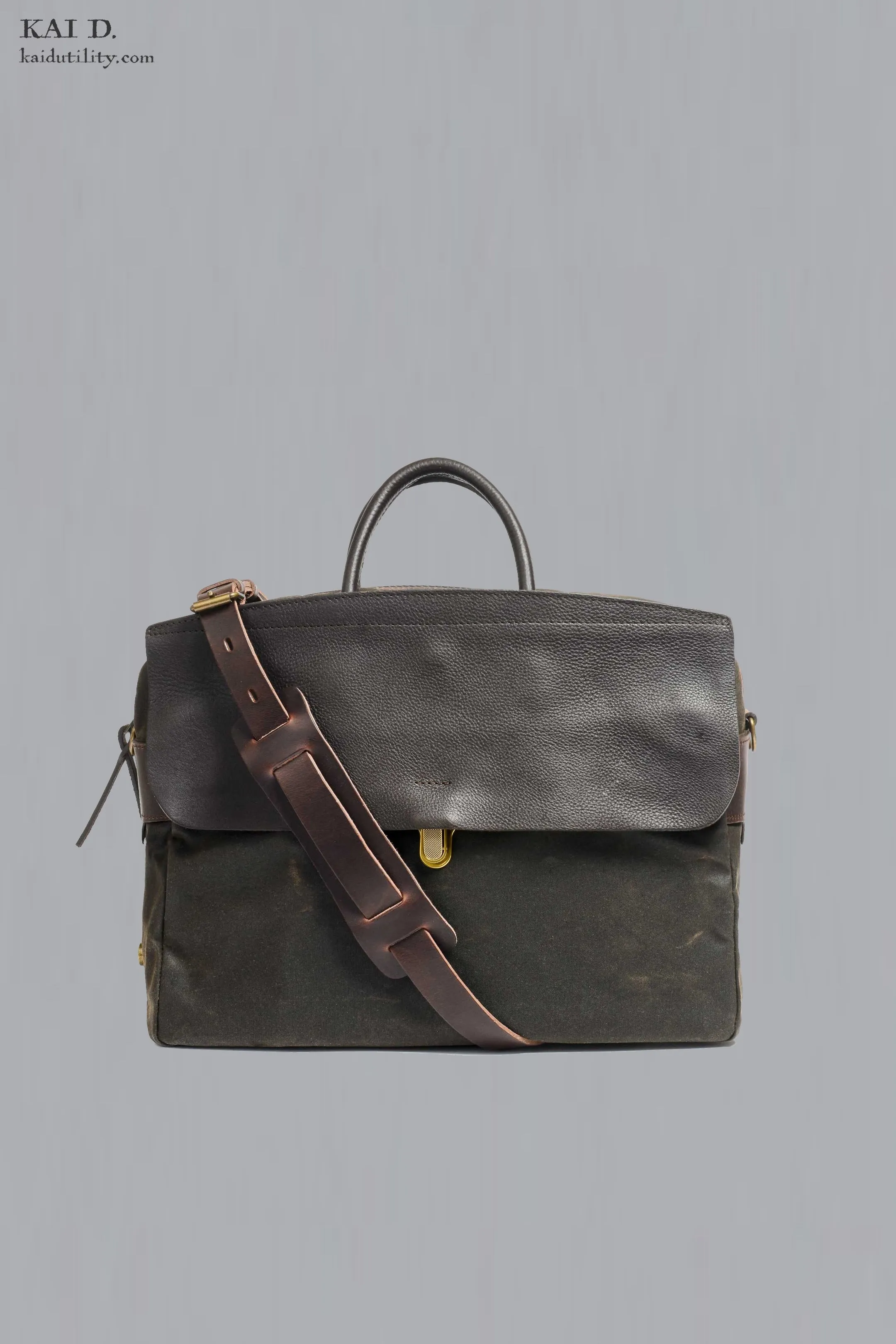 Zeppo Business Bag - Canvas   Leather