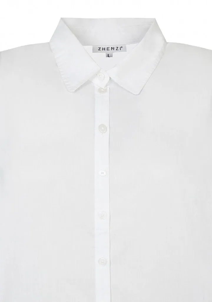 Zhenzi  White  Cotton shirt