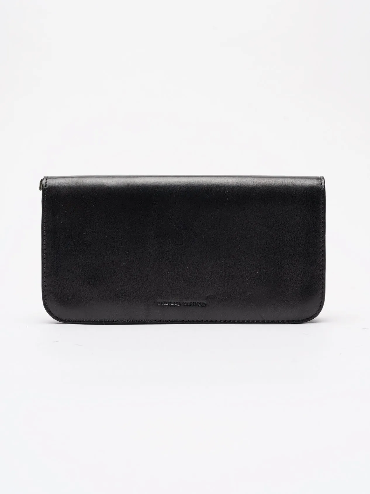Zip Around Leather Wallet