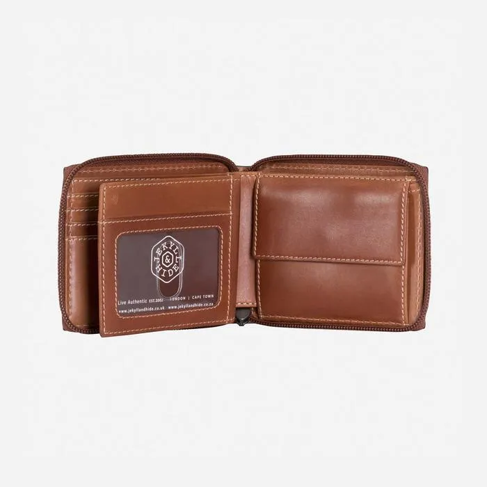 Zip Around Wallet With Coin | Clay