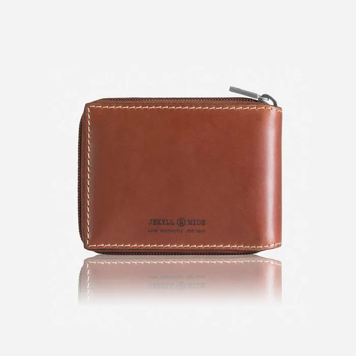 Zip Around Wallet With Coin | Clay