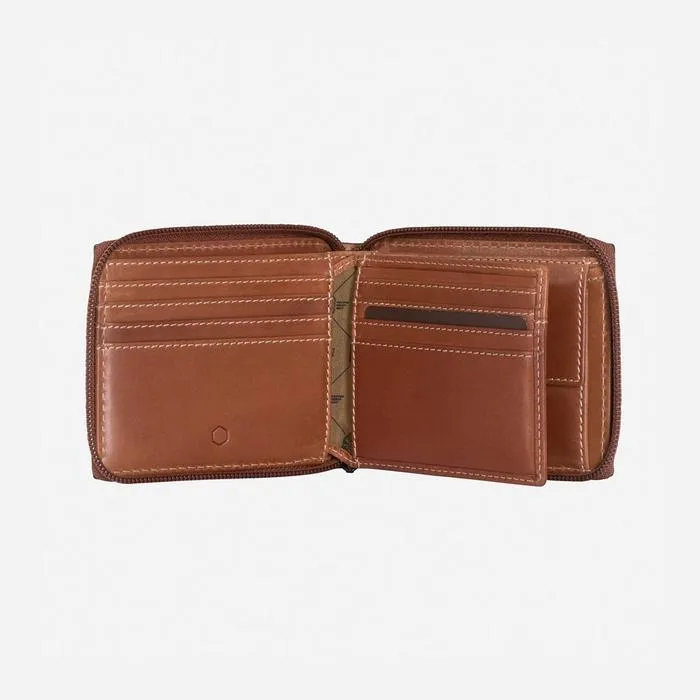 Zip Around Wallet With Coin | Clay