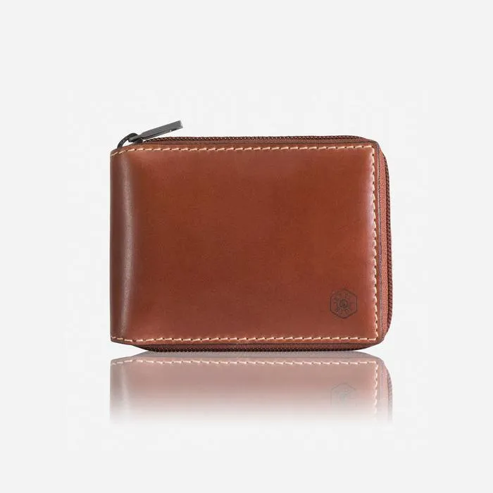 Zip Around Wallet With Coin | Clay